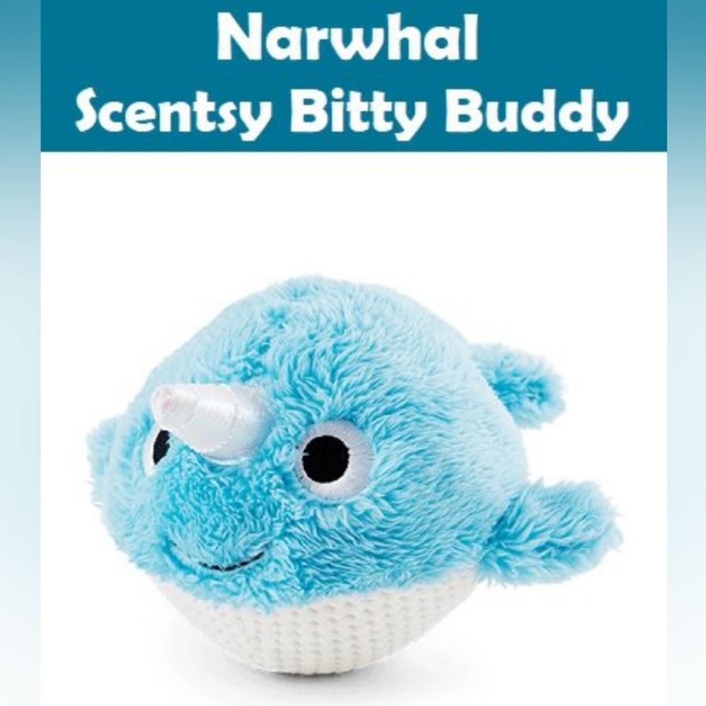 New Scentsy Narwhal Bitty Buddy
